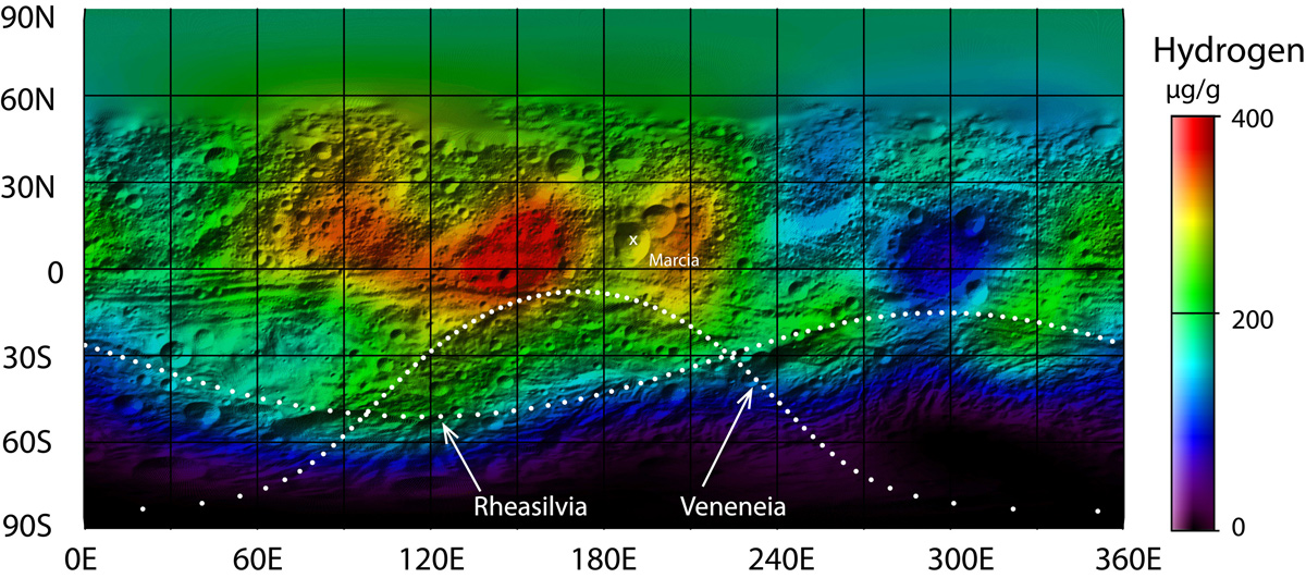 Giant Asteroid Vesta Surprisingly Covered in Hydrogen